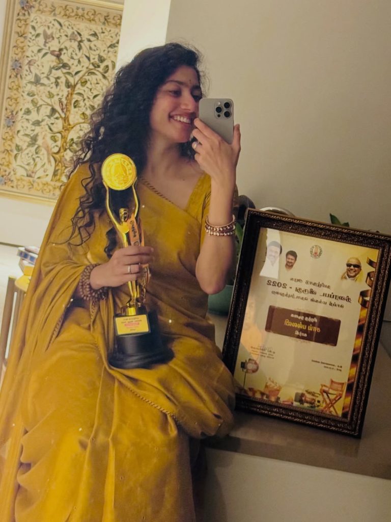 Sai Pallavi shared a few glimpses of her latest look