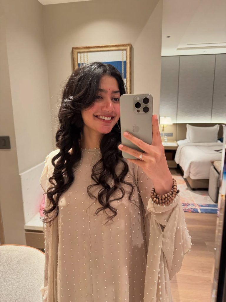 Sai Pallavi shared a few glimpses of her latest look